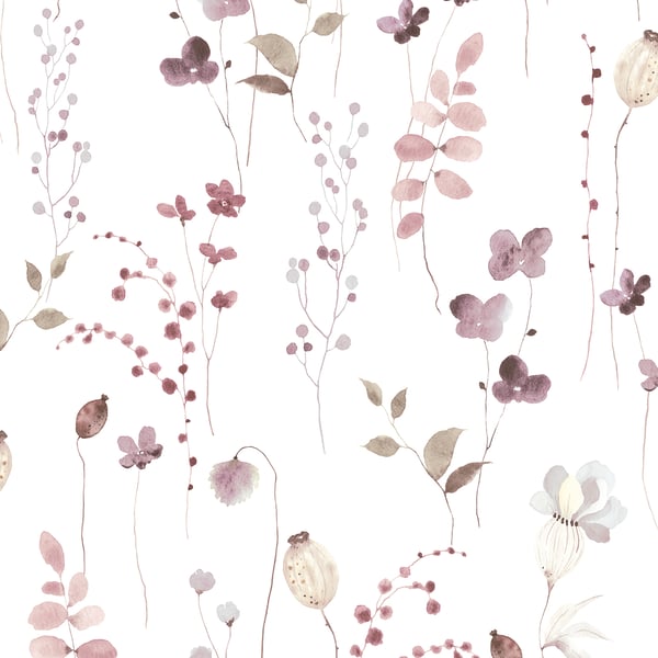 Galerie Wallpaper Product code: 88967 - Summer Breeze Wallpaper Collection - White, Red Colours -  