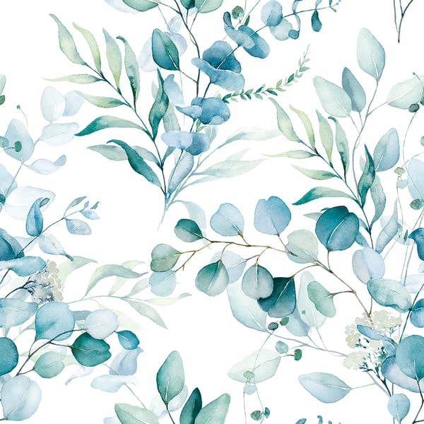 Galerie Wallpaper Product code: 88973 - Summer Breeze Wallpaper Collection - White, Blue Colours -  
