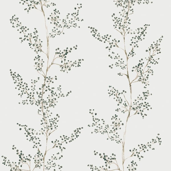 Galerie Wallpaper Product code: 88989 - Summer Breeze Wallpaper Collection - Silver Grey, Green Colours -  