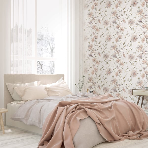 Galerie Wallpaper Product code: 89024_2 - Summer Breeze Wallpaper Collection - White, Green Colours -  
