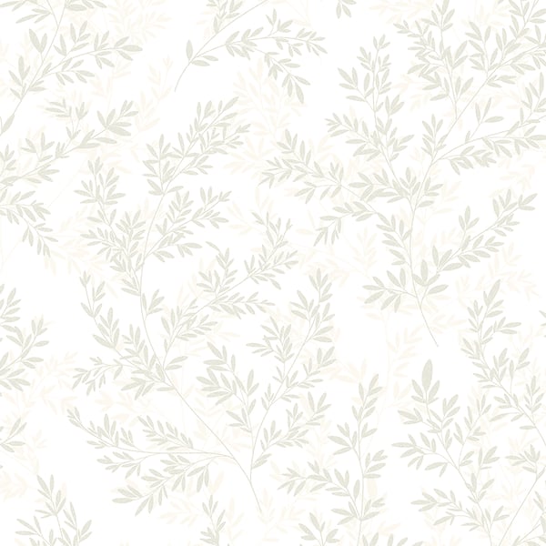 Galerie Wallpaper Product code: 89029 - Summer Breeze Wallpaper Collection - White, Green Colours -  