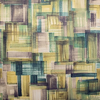 Galerie Wallcoverings Product Code 26800 - Crafted Wallpaper Collection - Yellow Purple Blue Green White Colours -  