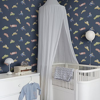 Galerie Wallcoverings Product Code 29014 - Resan Wallpaper Collection - Dark blue Colours -  