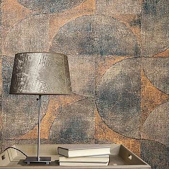 Galerie Wallcoverings Product Code 32822 - Perfecto 2 Wallpaper Collection - Orange Brown Black Colours -  