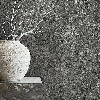 Galerie Wallcoverings Product Code 34271 - New Textures Wallpaper Collection - Black  Silver Colours -  