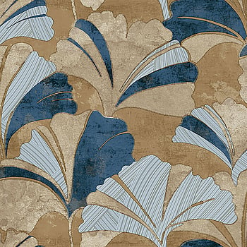 Galerie Wallcoverings Product Code 49326 - Stratum Wallpaper Collection - light blue blue gold Colours -  