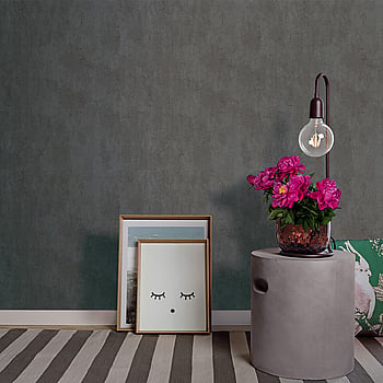 Galerie Wallcoverings Product Code 59313 - Loft Wallpaper Collection - Black Grey Colours -  