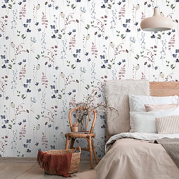 Galerie Wallcoverings Product Code 88965 - Summer Breeze Wallpaper Collection - White, Green Colours -  