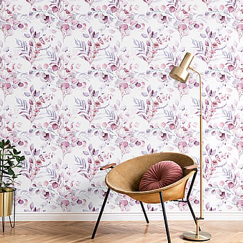 Galerie Wallcoverings Product Code 88972 - Summer Breeze Wallpaper Collection - White, Red Colours -  
