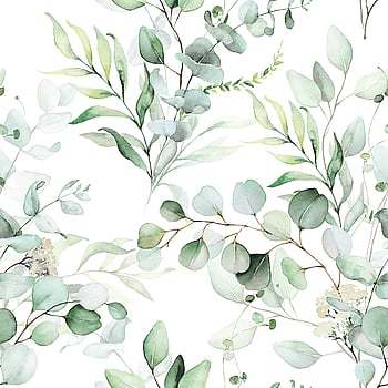 Galerie Wallcoverings Product Code 88974 - Summer Breeze Wallpaper Collection - White, Green Colours -  