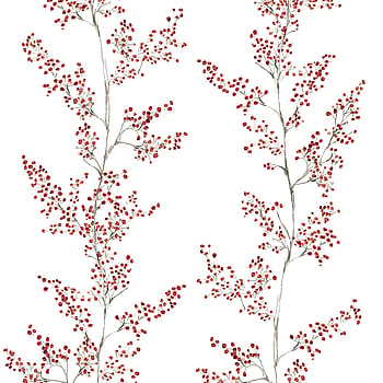 Galerie Wallcoverings Product Code 88992 - Summer Breeze Wallpaper Collection - White, Red Colours -  