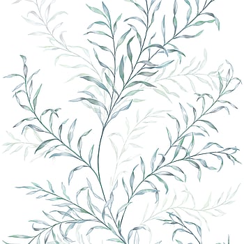 Galerie Wallcoverings Product Code 89014 - Summer Breeze Wallpaper Collection - White, Green Colours -  