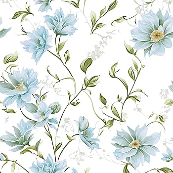 Galerie Wallcoverings Product Code 89022 - Summer Breeze Wallpaper Collection - White, Green Colours -  