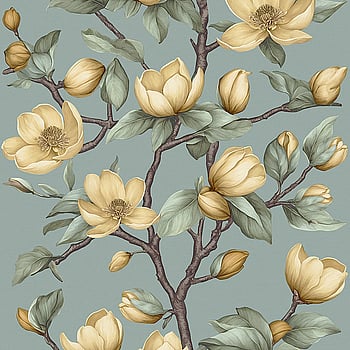 Galerie Wallcoverings Product Code 89035 - Summer Breeze Wallpaper Collection - Green, Yellow Colours -  