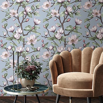 Galerie Wallcoverings Product Code 89036 - Summer Breeze Wallpaper Collection - Blue, Purple Colours -  