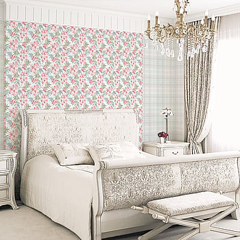 Galerie Wallcoverings Product Code AF37725 - Abby Rose 4 Wallpaper Collection - Turquoise Green Colours -  
