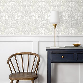 Galerie Wallcoverings Product Code ET12605 - Arts and Crafts Wallpaper Collection - Taupe Cream Colours -  