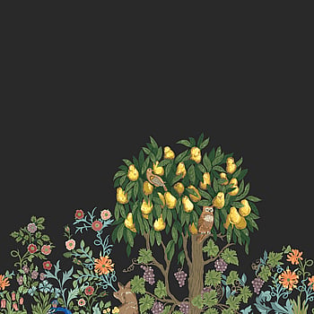 Galerie Wallcoverings Product Code TJ41700M - Mulberry Tree Wallpaper Collection - Black Colours -  